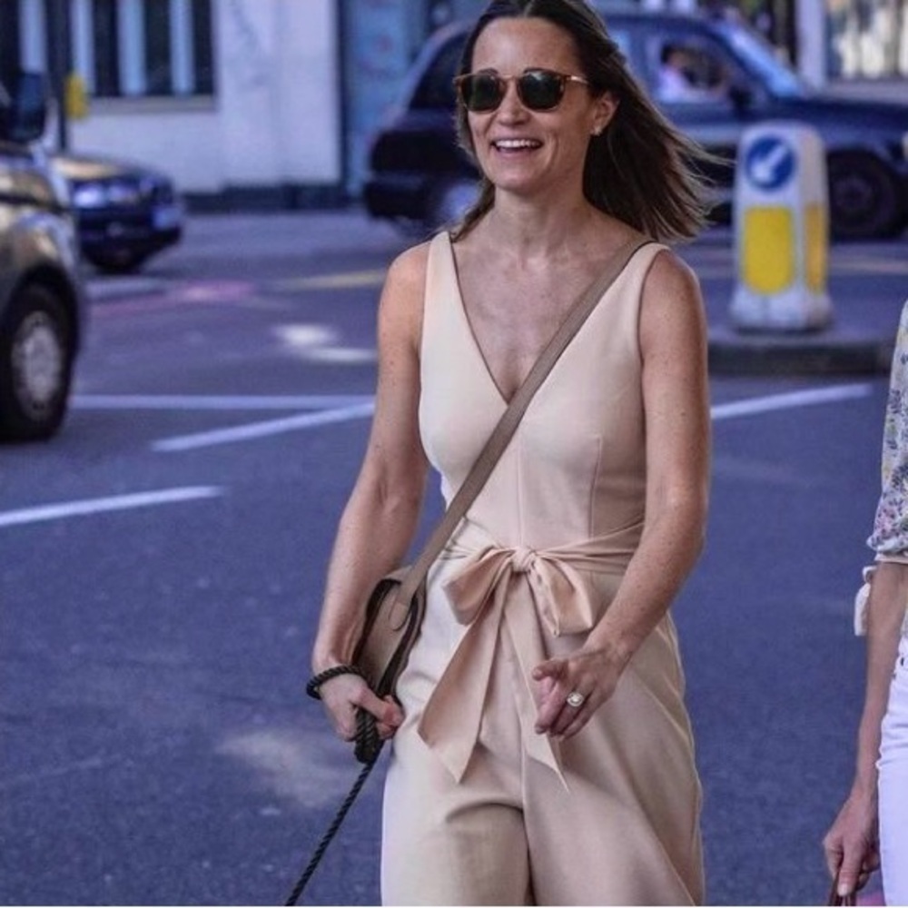Aritzia Wilfred Coulement V Jumpsuit In Magnolia